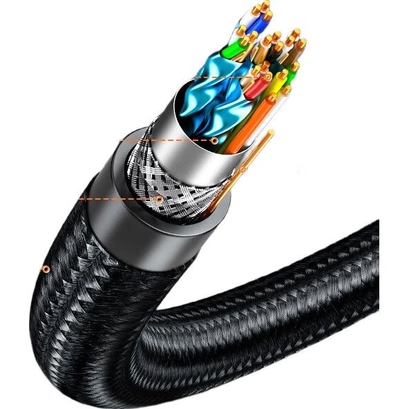 HDMI кабель SAMZHE 2.0, 2 метра, 4K, 3D, черный