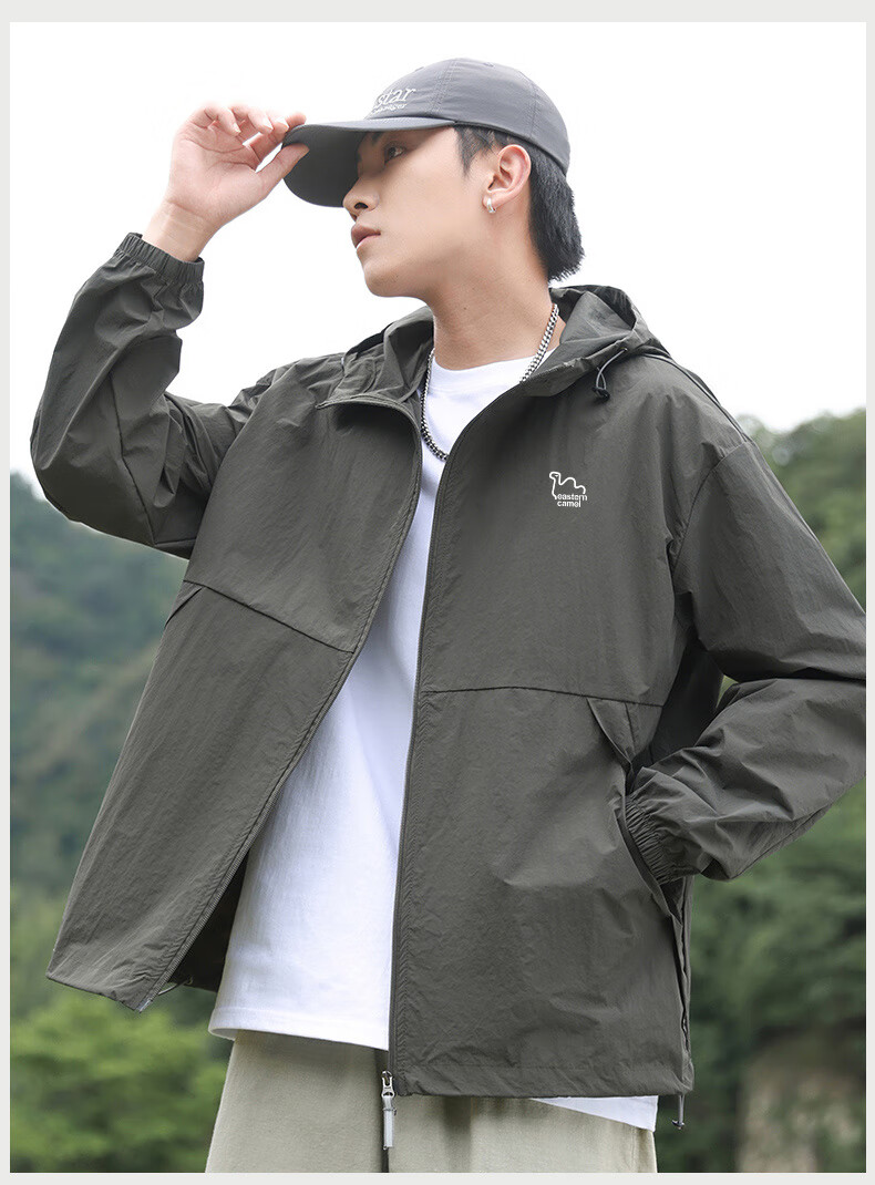 EASTERN CAMEL Couple's Sun Protection Clothing, Men And Women Summer UPF100 UV-Resistant Sun Protection Fishing Jacket, Men's White, 3XL 11