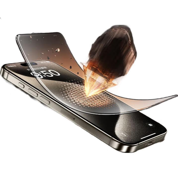 Защитное стекло для экрана Shanmo для Apple iPhone 15 Pro, полное покрытие, HD, закаленное стекло, защита от синего света, защита от отпечатков пальцев, тонкий край, пыленепроницаемое, 2 шт.