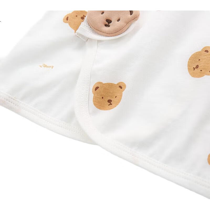 Комплект из 2 детских лонгсливов Babyprints, для девочек и мальчиков, 100% хлопок, с длинным рукавом, размер 52, белый с зеленым горошком и белым мишкой
