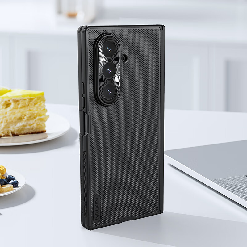 Магнитный чехол NILLKIN для Samsung W26/Z Fold 7, защита камеры, противоударный, матовый, черный
