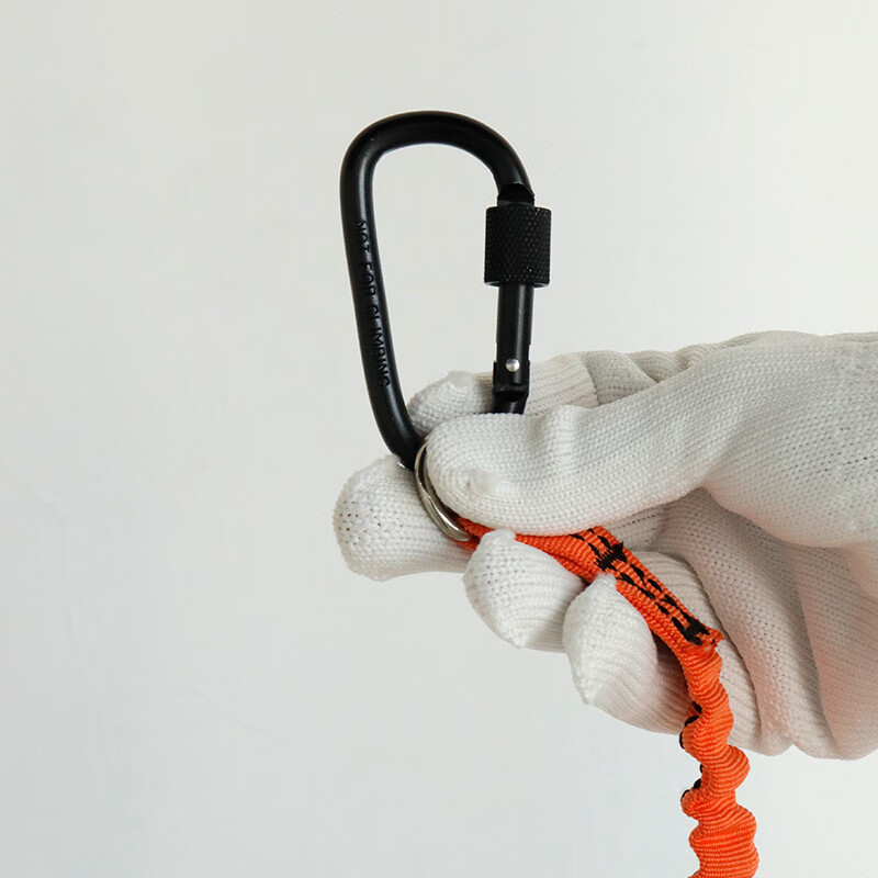 Minggu Tool Anti-Drop Safety Lanyard High-Altitude Work Wrench Hammer Safety Rope Reflective Stretch Elastic Tool Anti-Drop Lanyard Orange CW671236