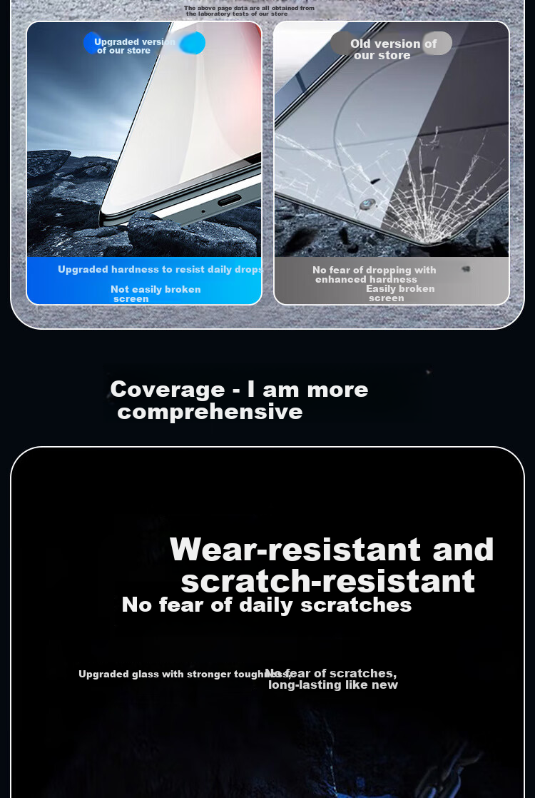 KOOLIFE Tempered Glass Screen Protector for Vivo IQOO12Pro, IQOO12Pro Phone Film, Curved Screen Glass Full Coverage Ultra-Thin HD Anti-Drop Fingerprint Resistant Protective Film 2