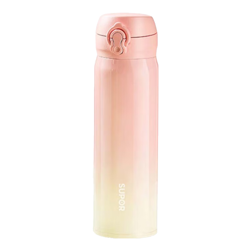 SUPOR Insulated Mug, 316L Stainless Steel Business Water Cup, Office And Car Tea Infuser Cup, Men's And Women's Pop-Up Lid Beverage Cup