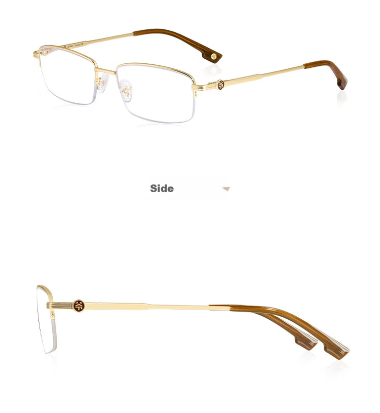 Laoyezi Anti-Blue Light Reading Glasses for Men And Women, New National Standard Presbyopic Glasses 70068 Gold 200 Degrees (55-59 Years Old) 14