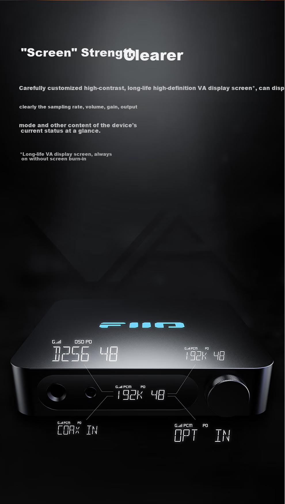 FiiO K11 Desktop Decoding Headphone Amplifier, DSD Decoder All-In HiFi Amplifier, Supports PS5 Switch, Silver Decoder 10