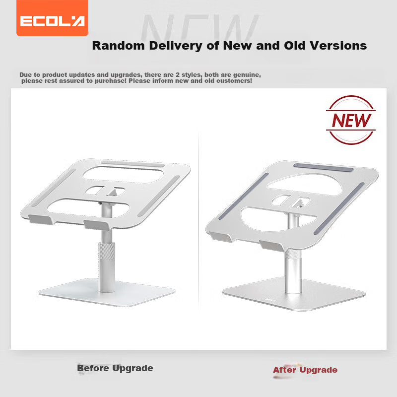 ECOLA 360° Rotating Laptop Stand, Computer Stand for Sitting And Standing, Desktop Adjustable Height Riser, Compatible with Lenovo Legion, Apple Mac, Huawei Laptops, NA920Y 1
