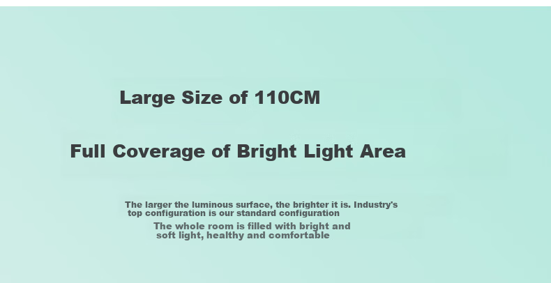 MICOE Full Spectrum Eye Protection Natural Wood Style Seamless Ceiling Light, Bedroom Light, Study Room Walnut Wood Color Pro 4th Generation Youth Editio 9