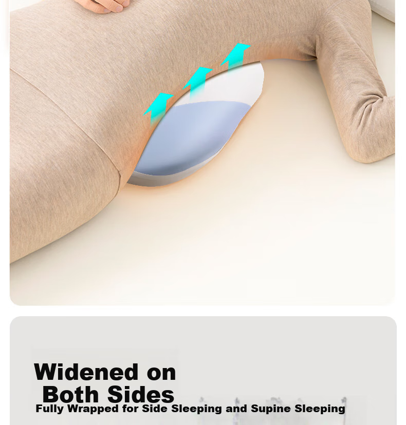 Mixiaoshu Lumbar Pillow, Memory Foam Back Support Cushion for Bed, Pregnancy Waist Support Pillow, Backrest Pad for Sleeping And Bed Headboard Support 4