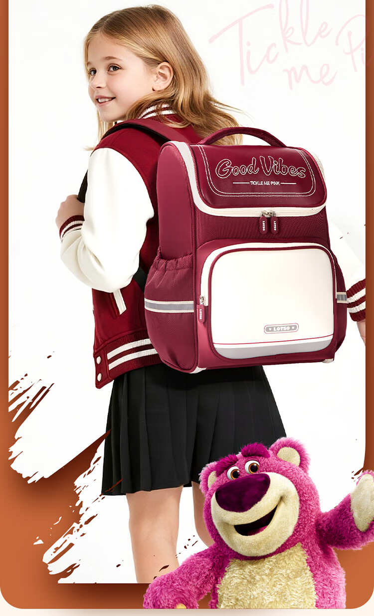 Disney Backpack for Primary School Students, Boys And Girls Grades 1-3, Lightweight Spine Protection Large Capacity Travel Bag Breathable Backpack 2