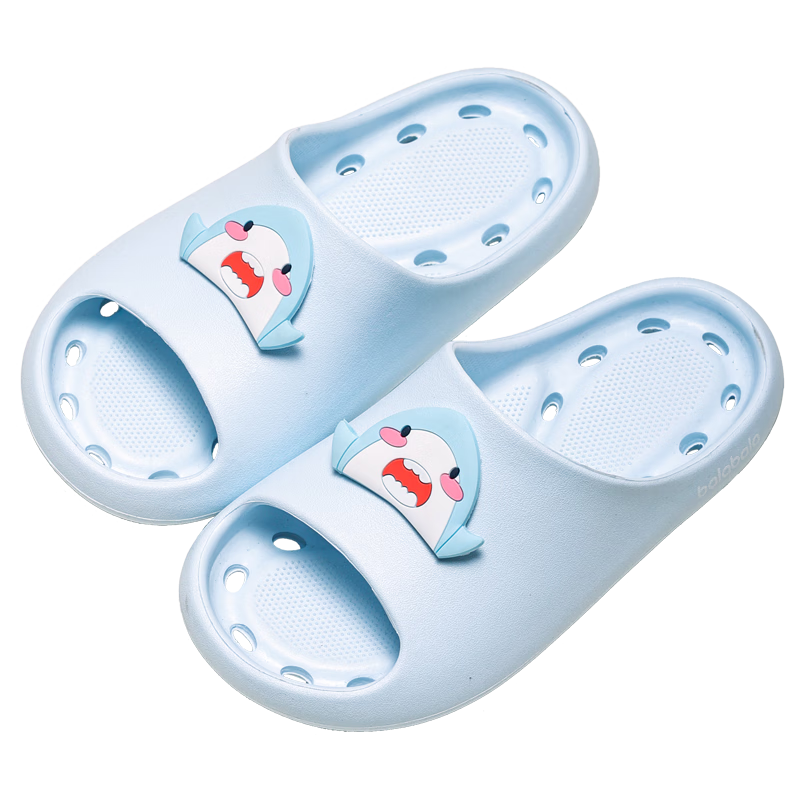 BALABALA Children's Slippers, Summer New Style, Boys Indoor Comfortable, Girls Bathroom Shower Parent-Child Water-Spill Sandals, for Older Childre