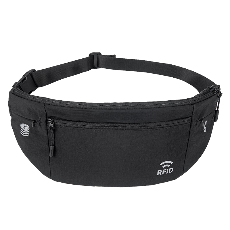 Zhanshuniao Men's Waist Pack, Summer Sports Running Invisible Anti-Theft Phone Bag, Travel Work Bag, Key Pouch