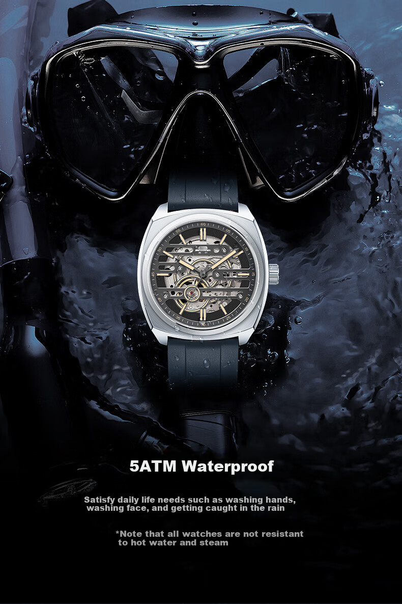 Beijing Men's Fully Automatic Mechanical Watch, Mechanical Master, Skeleton Luminous Birthday Gift for Me 8