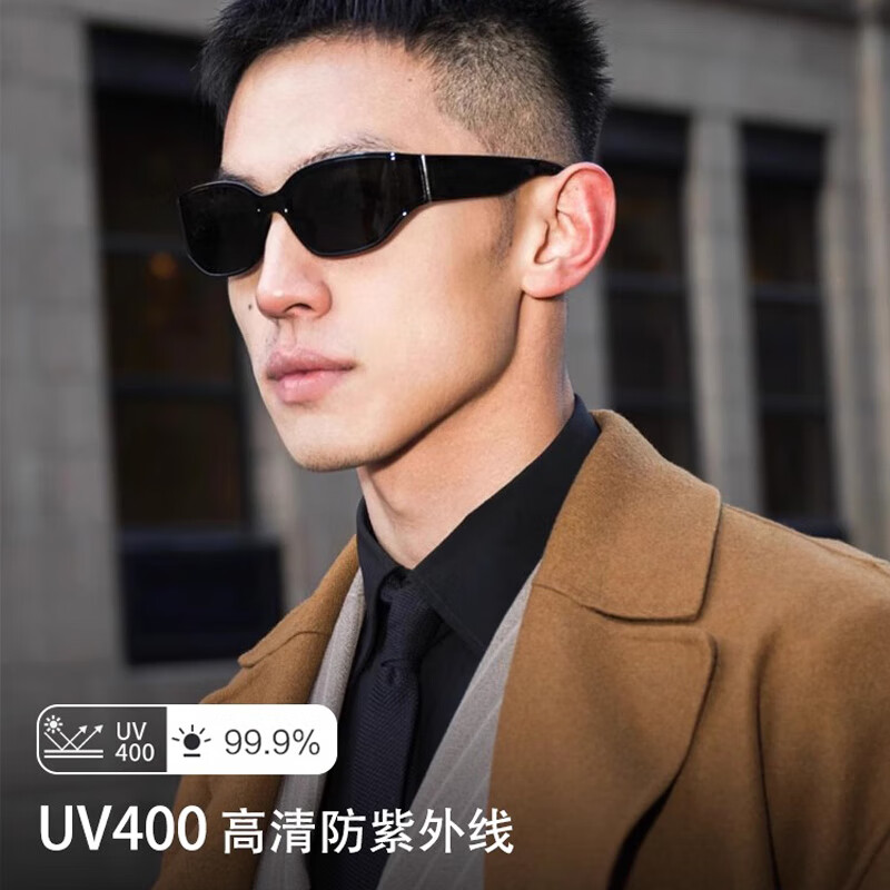 GOGOSOON 2025 New Millennium Curved Screen Cat Eye Sunglasses for Men And Women, UV Protection High Definition Driving Anti-UV Glasses
