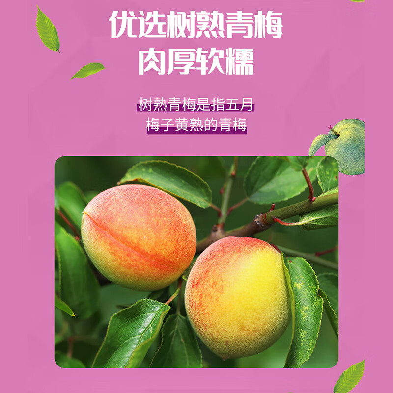 溜溜梅乌梅 乌梅子酱 孕妇儿童 解馋健康休闲零食160g/袋 
