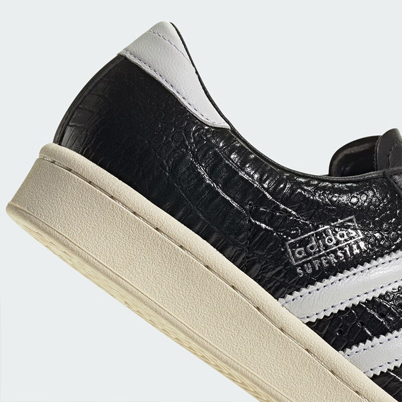 Adidas Trefoil SUPERSTAR VINTAGE Women's Shell Toe Sneakers Casual Shoes, Black, JH5710 7