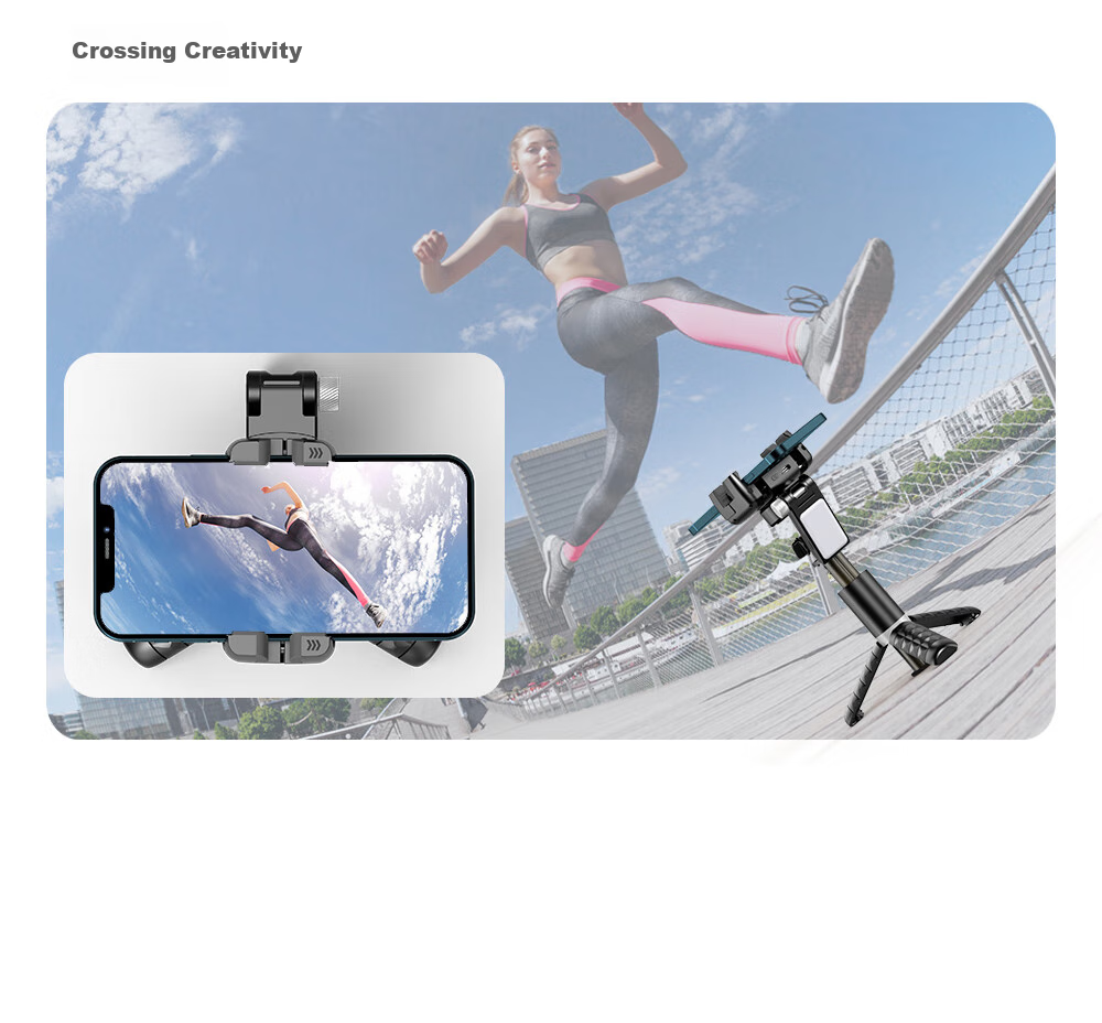 Selfieshow C16 Upgraded Mobile Phone Stabilizer Handheld Gimbal Full-Automatic 360-Degree Rotation Tracking Live Streaming Short Video Vlog Travel Selfie Stick 6
