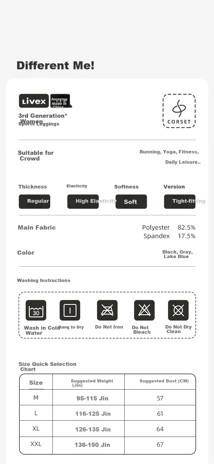 Livex Shark Leggings for Women, High-Waisted Tummy Control Butt-Lifting Shapewear Pants, Tight-Fitting Sports Yoga Leggings for Outer Wear 9