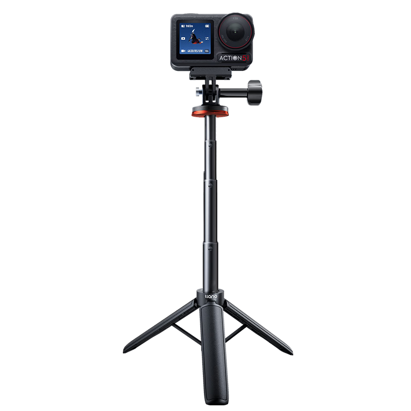 Llano DJI Action6/5Pro/4 Handheld Selfie Stick Mini Portable Extension Rod AcePro2/Gopro13/12 Sports Camera Mount Tripod Accessory