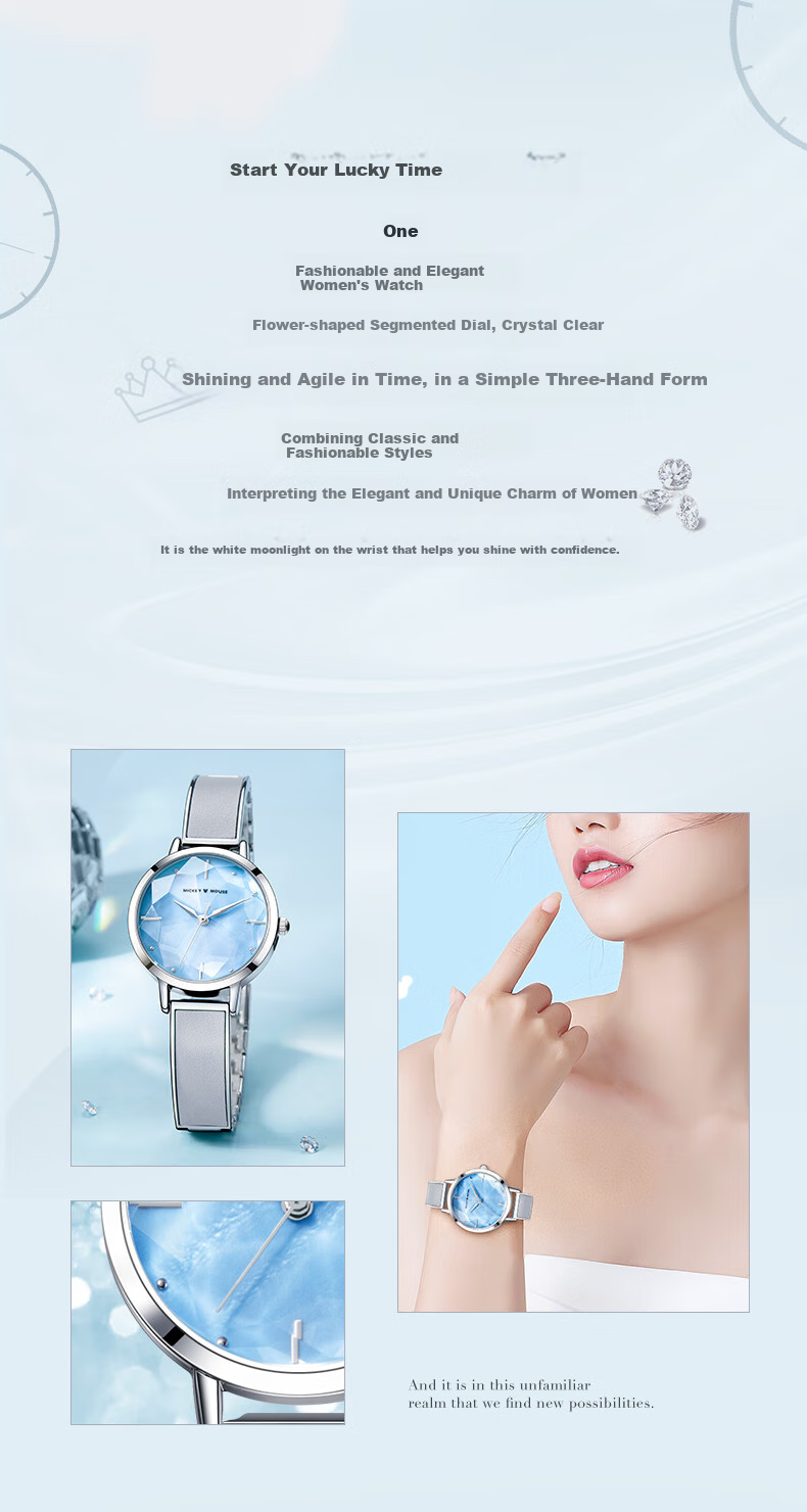 Disney Women's Starry Sky Watch, Instagram-Style Youth Wristwatch, Luxury Niche Ladies Bracelet, Valentine's Day Gift for Wome 3