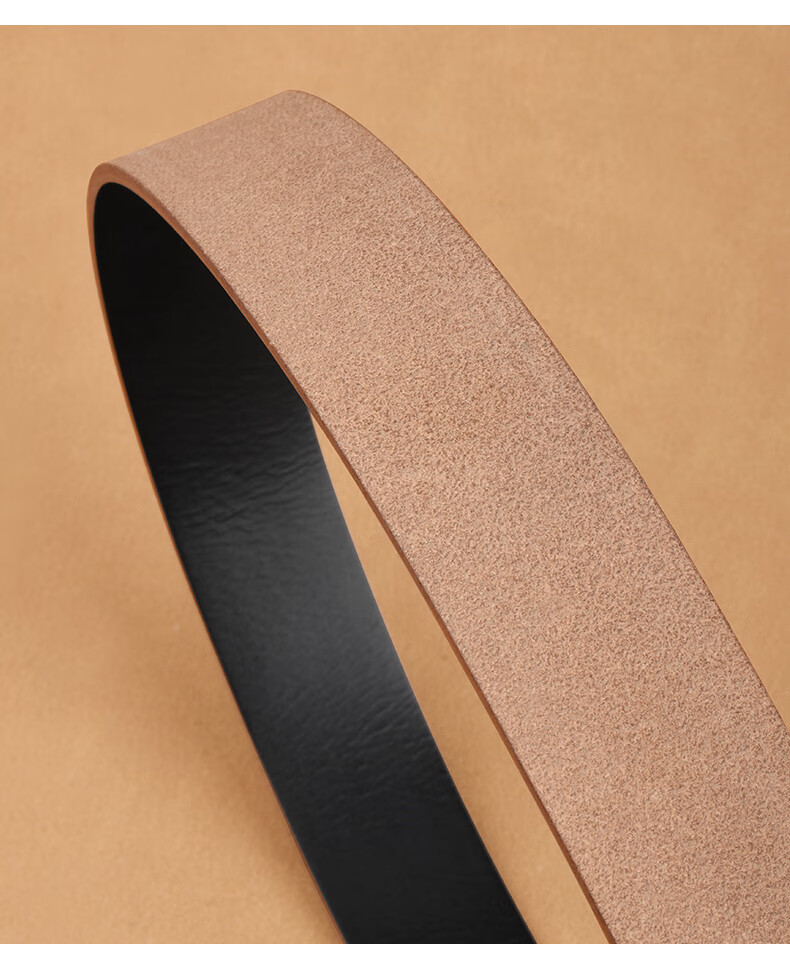 JEEP Leather Belt for Men, Top-Grain Cowhide, Toothless Inner Belt, Casual High-End Trouser Belt, Birthday Gift for Boyfriend Or Husband 5