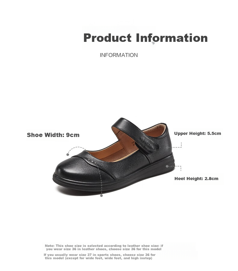 Yierkang Mom Shoes, Soft Sole Comfortable Middle-Aged And Elderly Women's Shoes, Single Large Size Shoe 26555W Beige 39 2