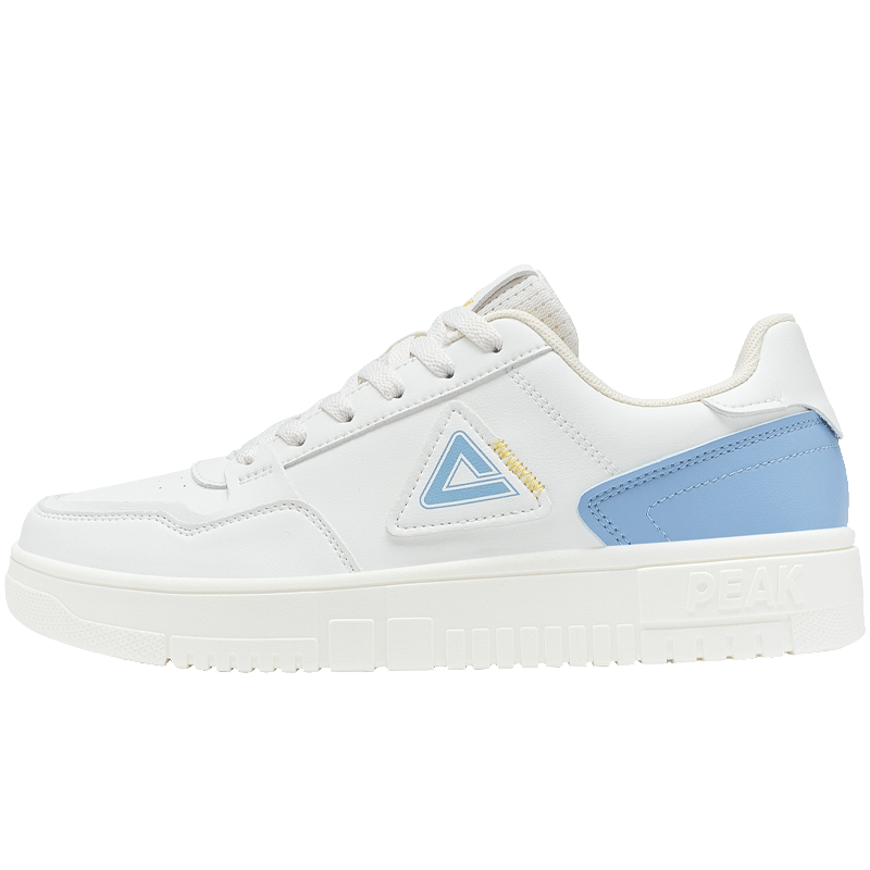 PEAK Men's Sneakers, Summer Low-Top Casual Shoes, Air Force One Style White Shoes, Versatile Sports Shoes for Men DB531127