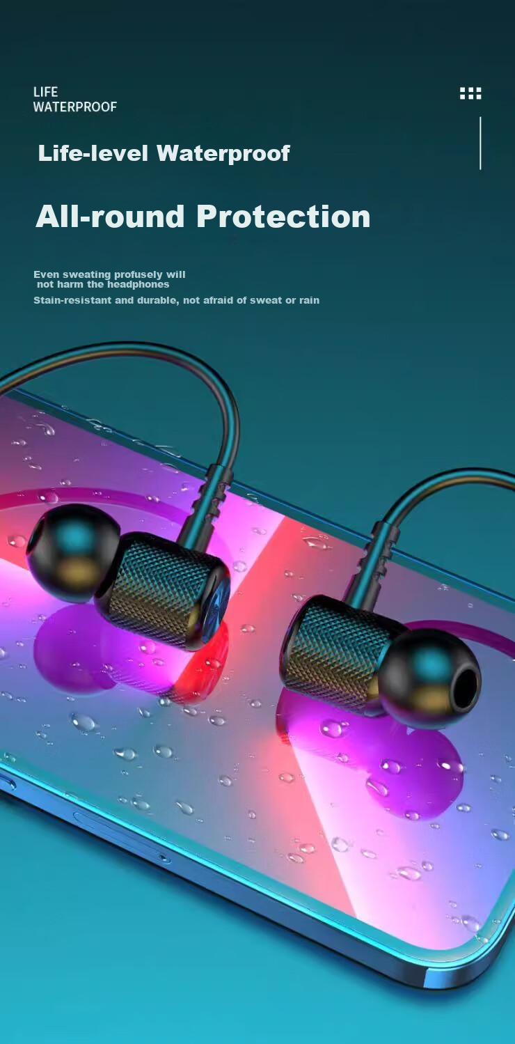 Latuo Neckband Bluetooth Headphones, Latest Model 2025, Noise-Cancelling Earphones, Bluetooth 6