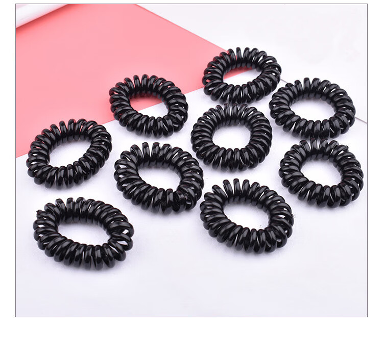 Yushangjiaren Phone Line Hair Ties, 16-Piece Set, Summer Fresh Hair Bands, Durable And Stylish Rubber Bands for Women, Hair Accessories 1