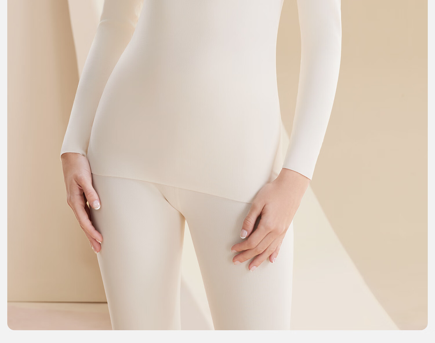 Ordifen Women's Thermal Underwear Set A-Class Seamless Fleece Lined Heat Retaining Antibacterial Autumn Winter Fleece Top and Bottom Set 28