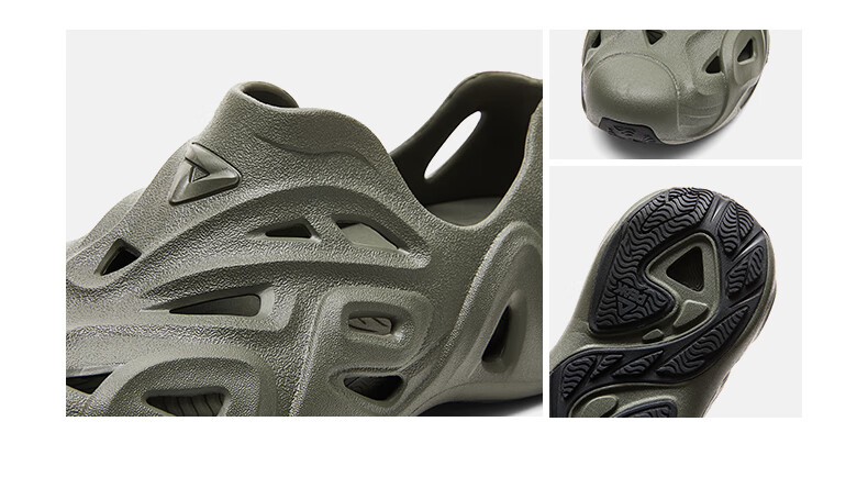 PEAK Taiji Qu Lang Su Xi Shoes for Men, Summer Outdoor Sports Sandals, New Soft-Soled Non-Slip Hole Shoes, DL520791 33