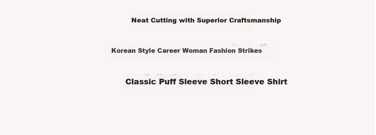 Chushen Summer Short-Sleeve Shirt for Women, Loose-Fitting Simple Single-Breasted Elegant Professional Commuter Blouse S143C1456 Size L 3