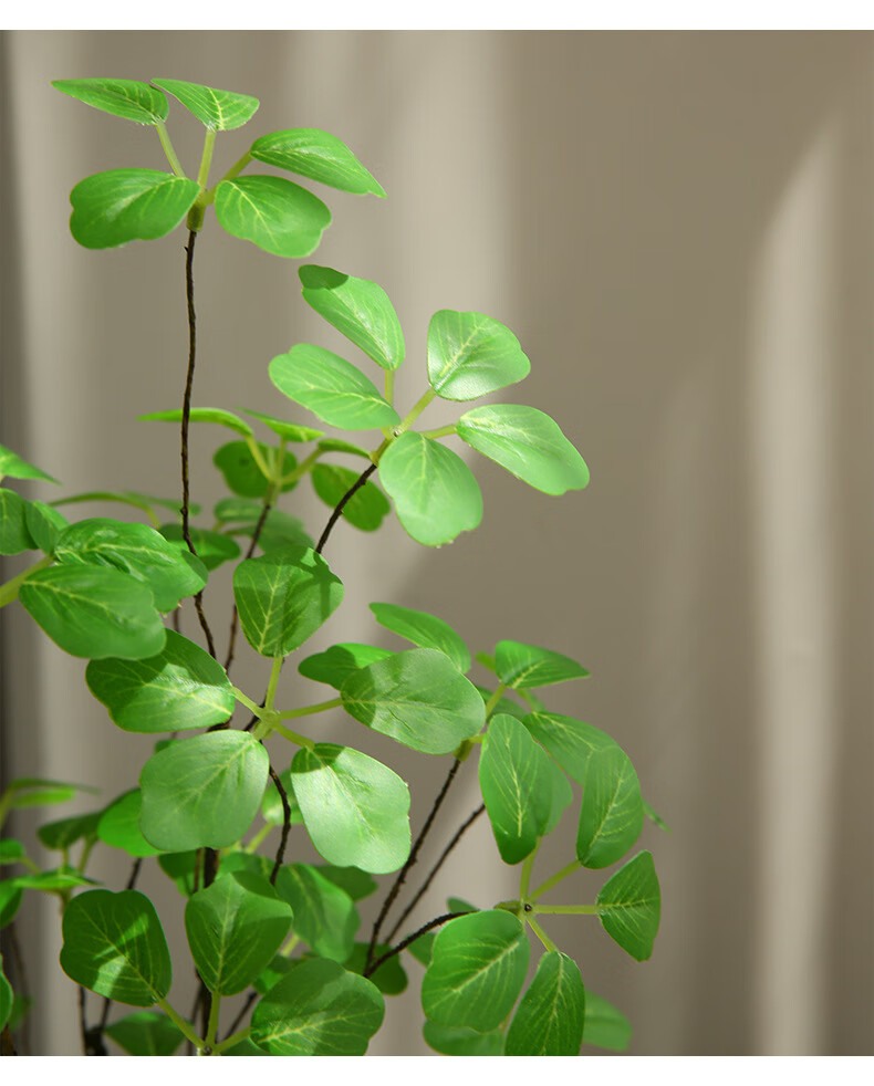 Fanyejia Artificial Green Plant with Realistic Monstera Leaves, Zen-Inspired Artificial Flowers for Indoor Living Room, Entryway Decoration, And Home Decor Ornament 6