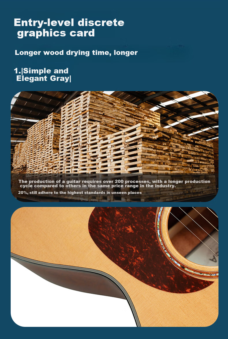 SAGA Guitar Solid Top SF800 Upgraded Version, Natural Wood Color, 41 Inches, Entry-Level Acoustic Guitar for Beginners, No Returns if You Can't Lear 16
