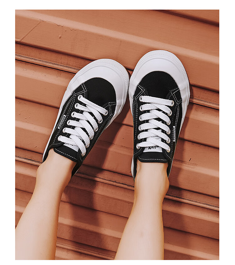 Warrior Official Women's Shoes, 2025 Summer Simple Canvas Shoes, Versatile Sneakers for Female Students, Sports Casual Shoes, Olive Green, Size 40 19