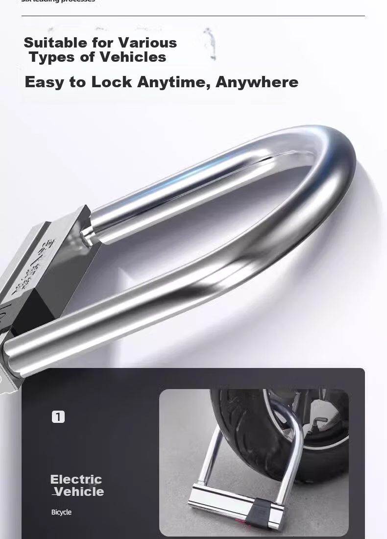 Phoenix U-Shaped Lock Motorcycle Lock Electric Bike Lock Bicycle Anti-Theft Lock Single Bike Hydraulic Cutter U-Shaped Lock 13