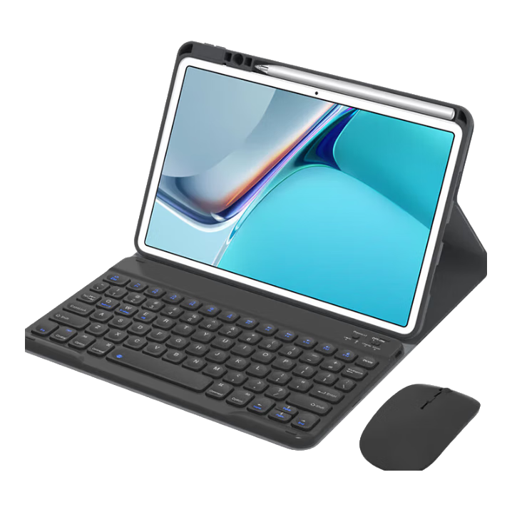 Suoying Huawei Accessories Full Set Compatible with Huawei MatePad Air 2025/24 Tablet Keyboard Case Standard/Soft Light Bluetooth Keyboard and Mouse Combo