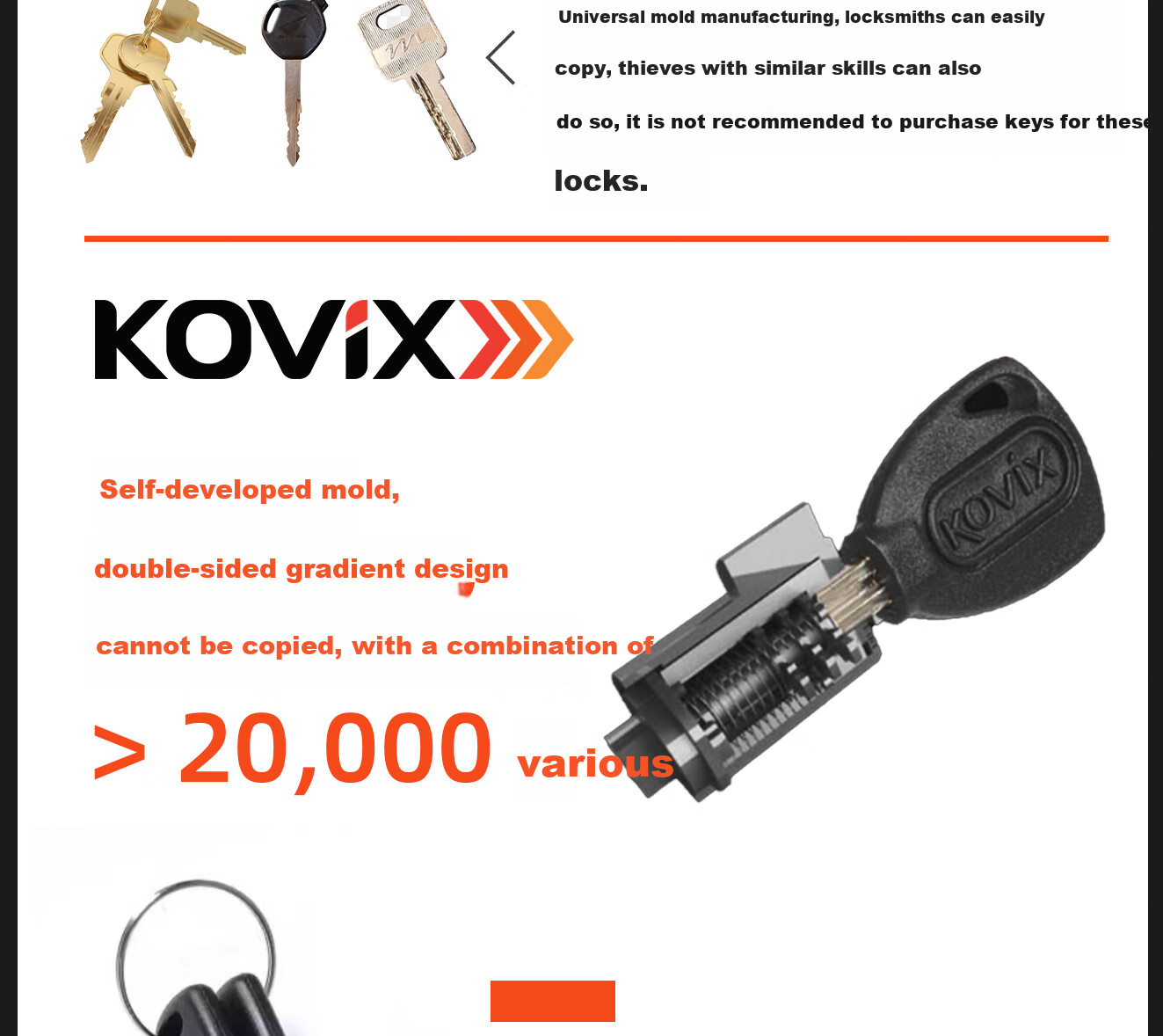KOVIX KNN1 Disc Brake Lock for Electric Bikes And Scooters, Anti-Theft Lock for Mountain Bikes, Portable Brake Disc Lock for Motorcycles 8