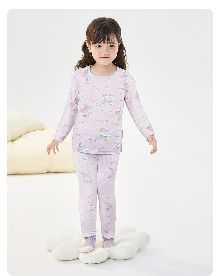 BALABALA Baby Autumn Underwear Set Boys Girls Sleepwear Toddler Printed Cute 209325169203 2