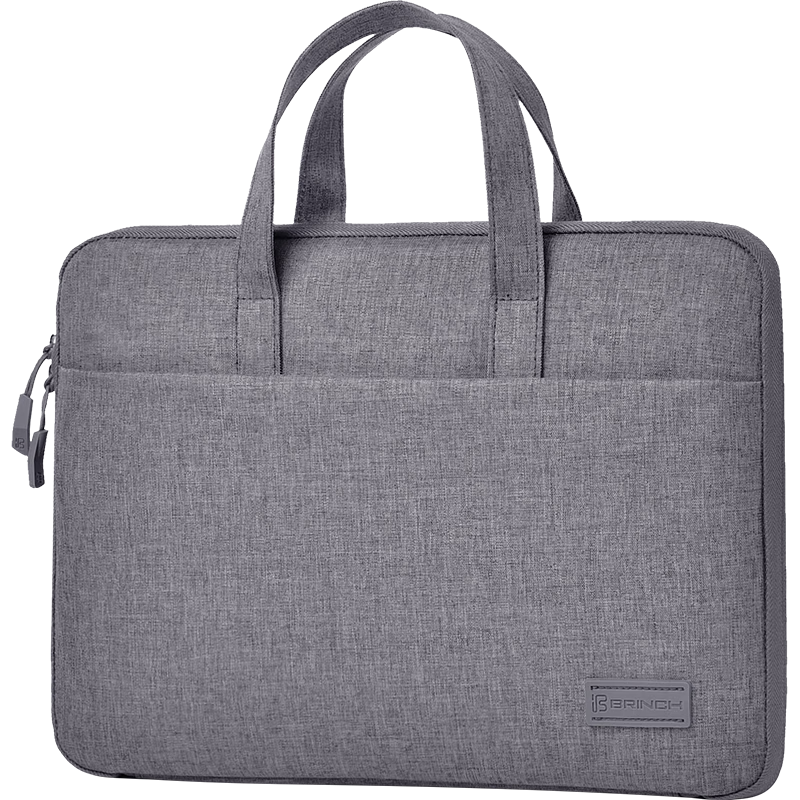 BRINCH 14-inch Full-Open Laptop Briefcase Lightweight Business Laptop Bag for Men and Women