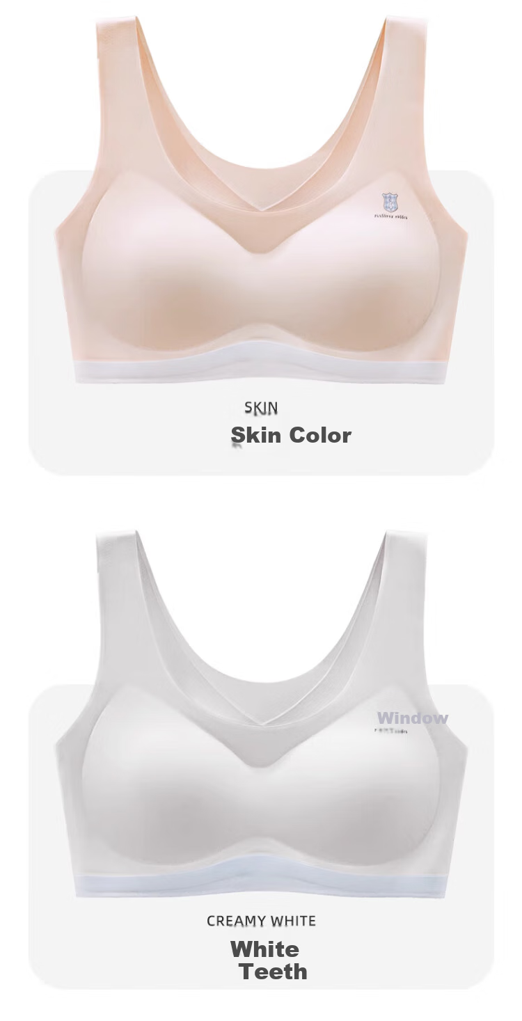GUJIN 2-Pack Girls' Sports Bras Shockproof Underwear for Teenagers 15 Years Old Middle and High School Vest 2XL 13