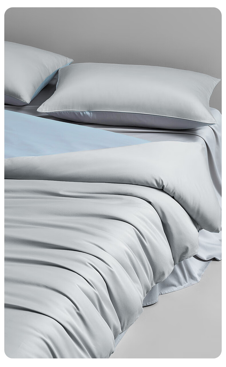 Lafufeier Antibacterial Class A 100% Pure Cotton Bedding Set for Students' Dormitory, Xinjiang Long-Staple Cotton, for 1.5/1.8 Meter Bed, 200*230cm 2