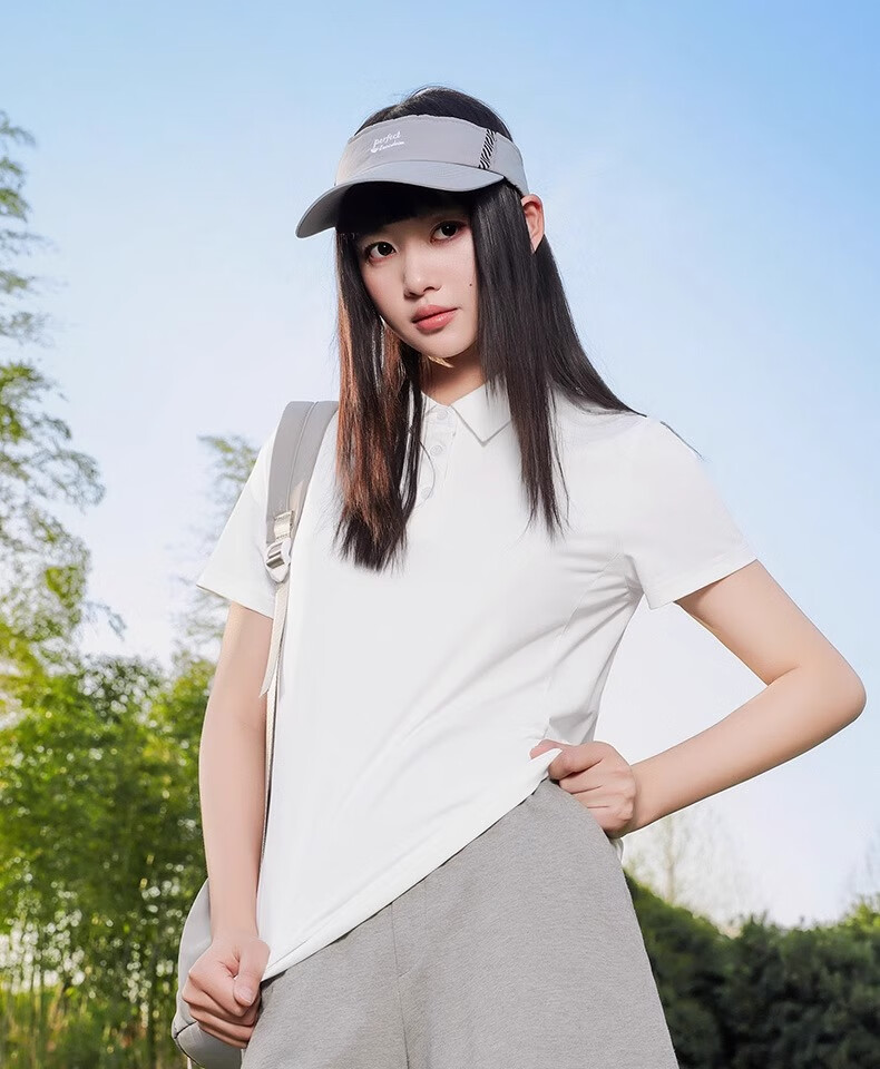 Warrior Women's Polo Shirt Short Sleeve T-Shirt Summer 2026 New Sun Protection Quick-Dry Ice Silk Collared Top Student Tee 23