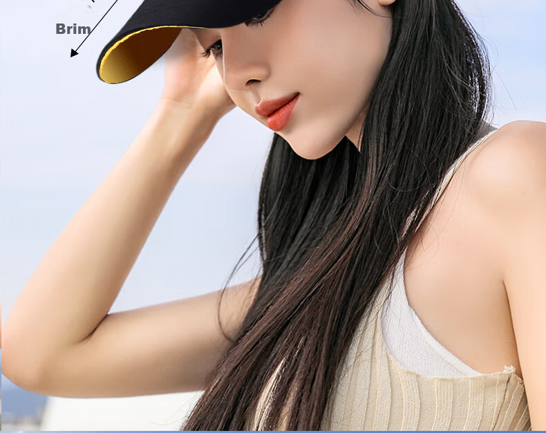 RED DRAGONFLY Men's Hat, Large Head Circumference, All-Season Sun Protection Hat, Fashionable Sunhat, Outdoor Sports Embroidered Sun Visor Baseball Cap 6