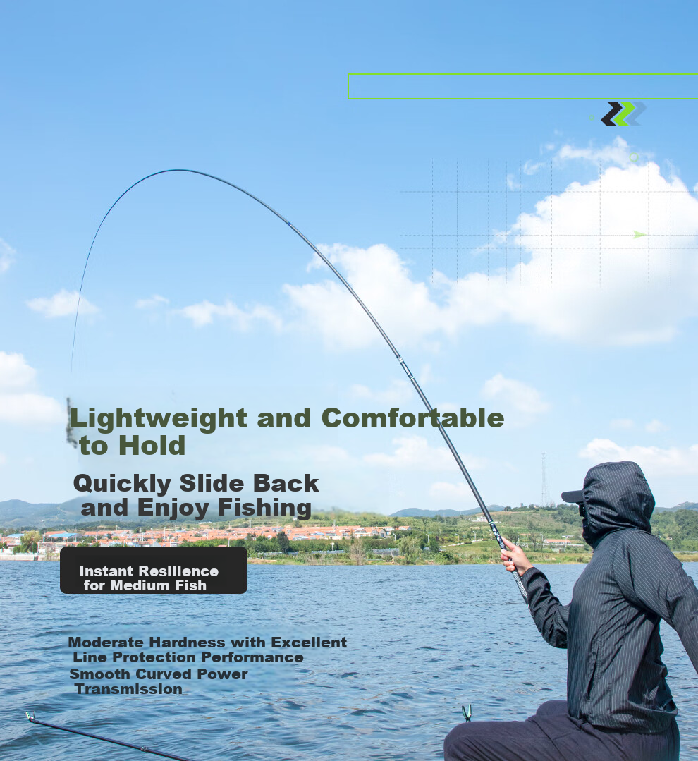 Jinglang 8.1m Xuanhei Second Generation, 28 Sections, Ultra-Light, Ultra-Hard, 5H Wild Fishing, All-Purpose Rod, Platform Fishing Rod, Fishing Pole, Fish Rod, Fishing Tackle 17