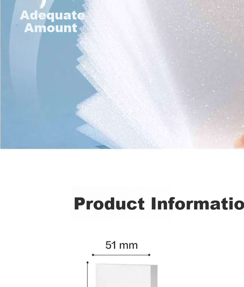 Deli 50 Sheets Transparent Sticky Notes, 76*101mm Memo Pad, Reusable Sticky Notes, Office Supplies, BT466 9