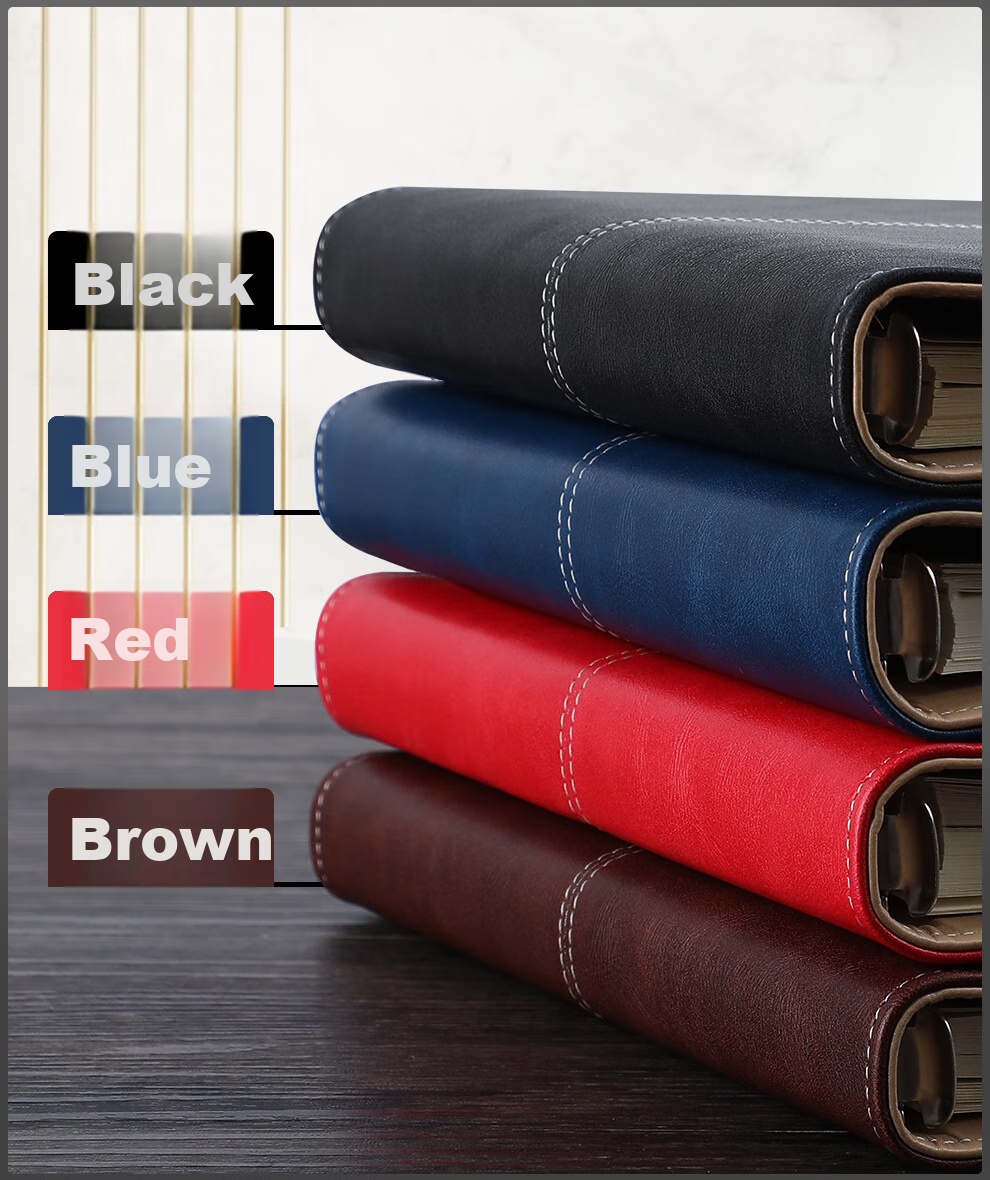 Jiaranheng Teacher's Day Gift Loose-Leaf Notebook Business Notebook Gift Box Set High-End Simple A5 Journal Corporate Meeting Gift for Male And Female Teachers Souvenir Customizable Red 6