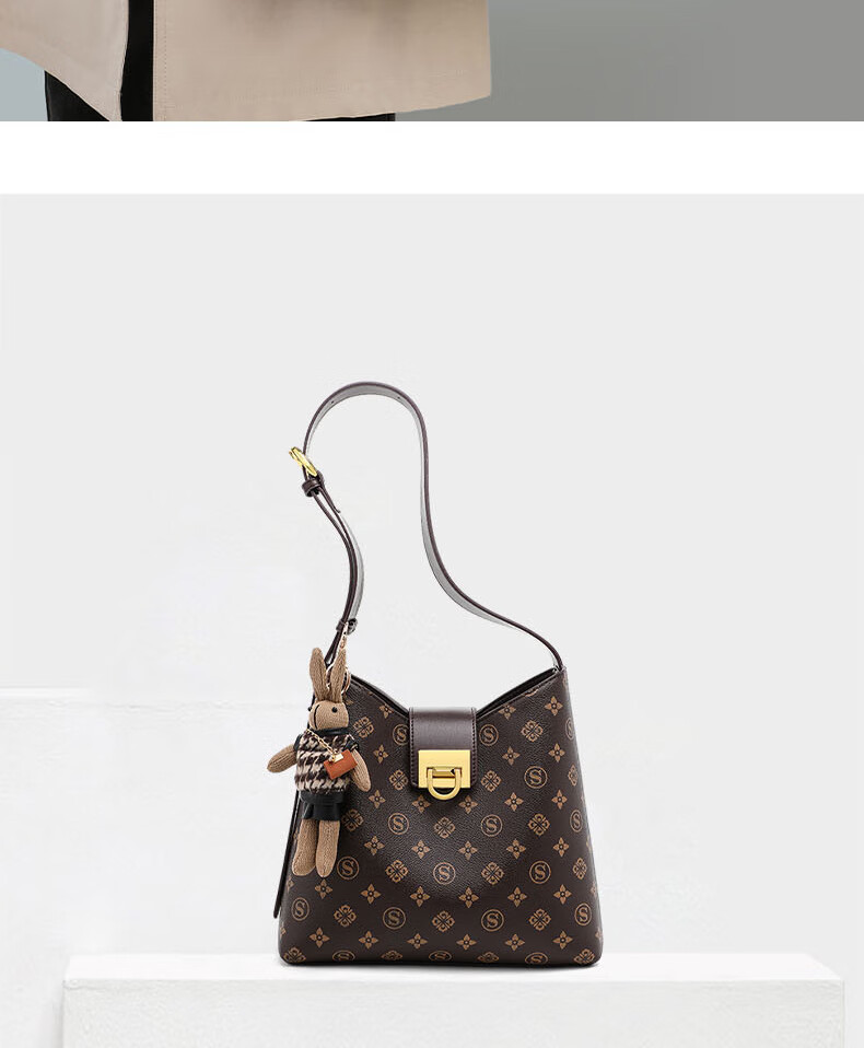 Aiqinghai Water Bucket Bag, Women's Crossbody Shoulder Bag, Large Capacity, Light Luxury Brand, Birthday And Mother's Day Gift, Practical Present for Mom 2