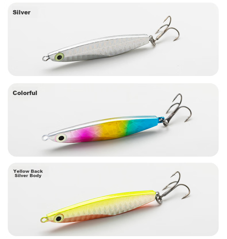 Wei Lianmeng 7g 6-Pack Lead Fish Iron Plate Long-Distance Casting Iron Plate Lure Full-Swimming Layer Lure Imitation Flash Fish Bait Fishing Tackle 9