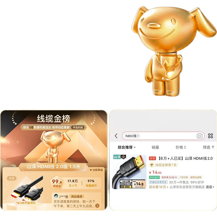 Кабель HDMI SAMZHE версии 2.0, 4K, 1.5 метра, для проекторов, ноутбуков, телевизоров, приставк